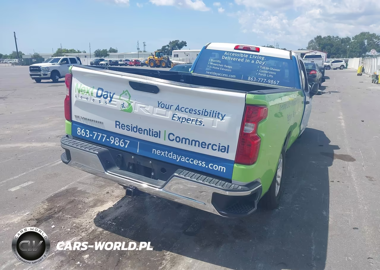 2022 Chevrolet Silverado 1500 Ltd 2Wd Long Bed Wt VIN:3GCNWAED2NG164715 - 4