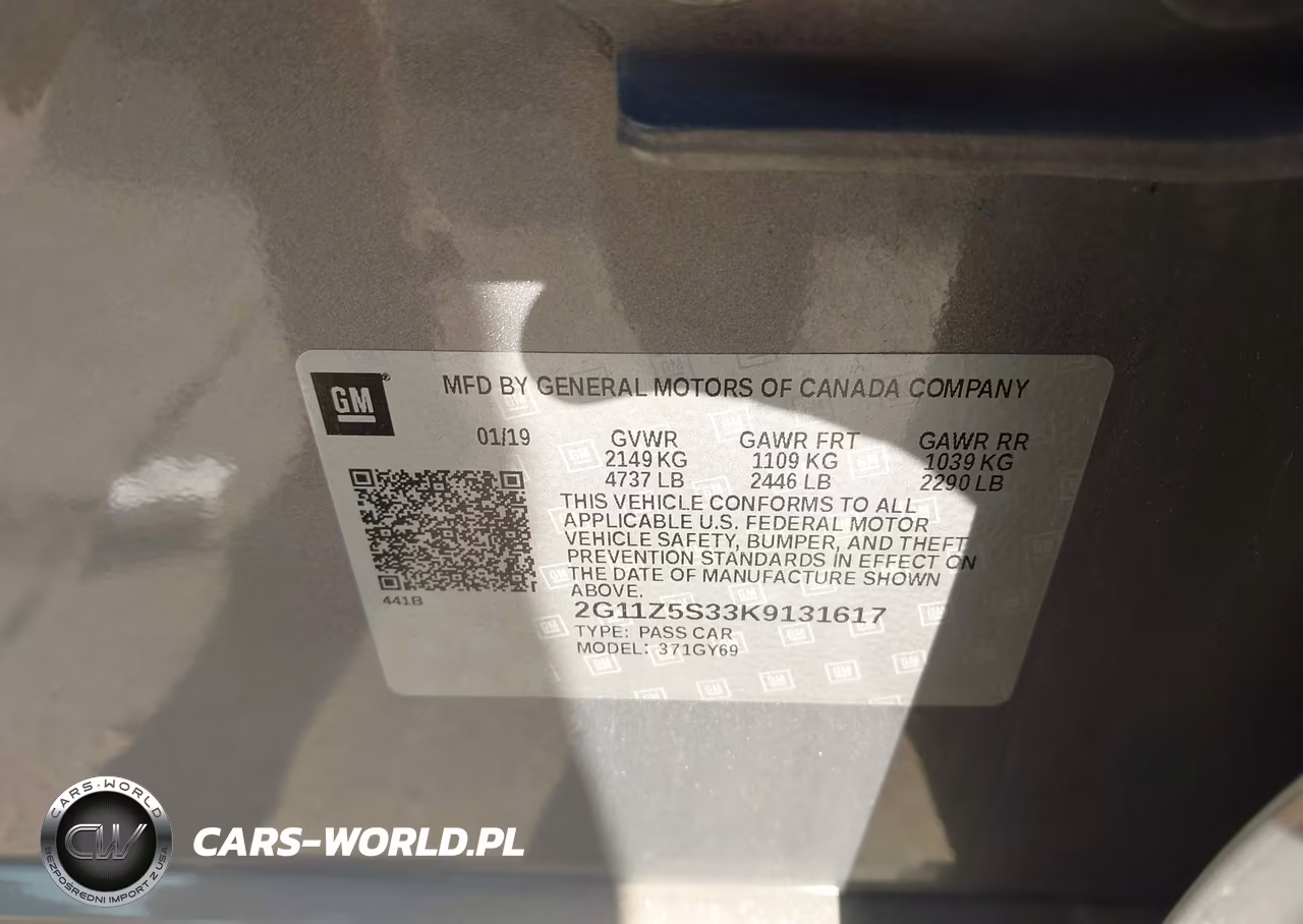 2019 Chevrolet Impala Lt VIN:2G11Z5S33K9131617 - 9