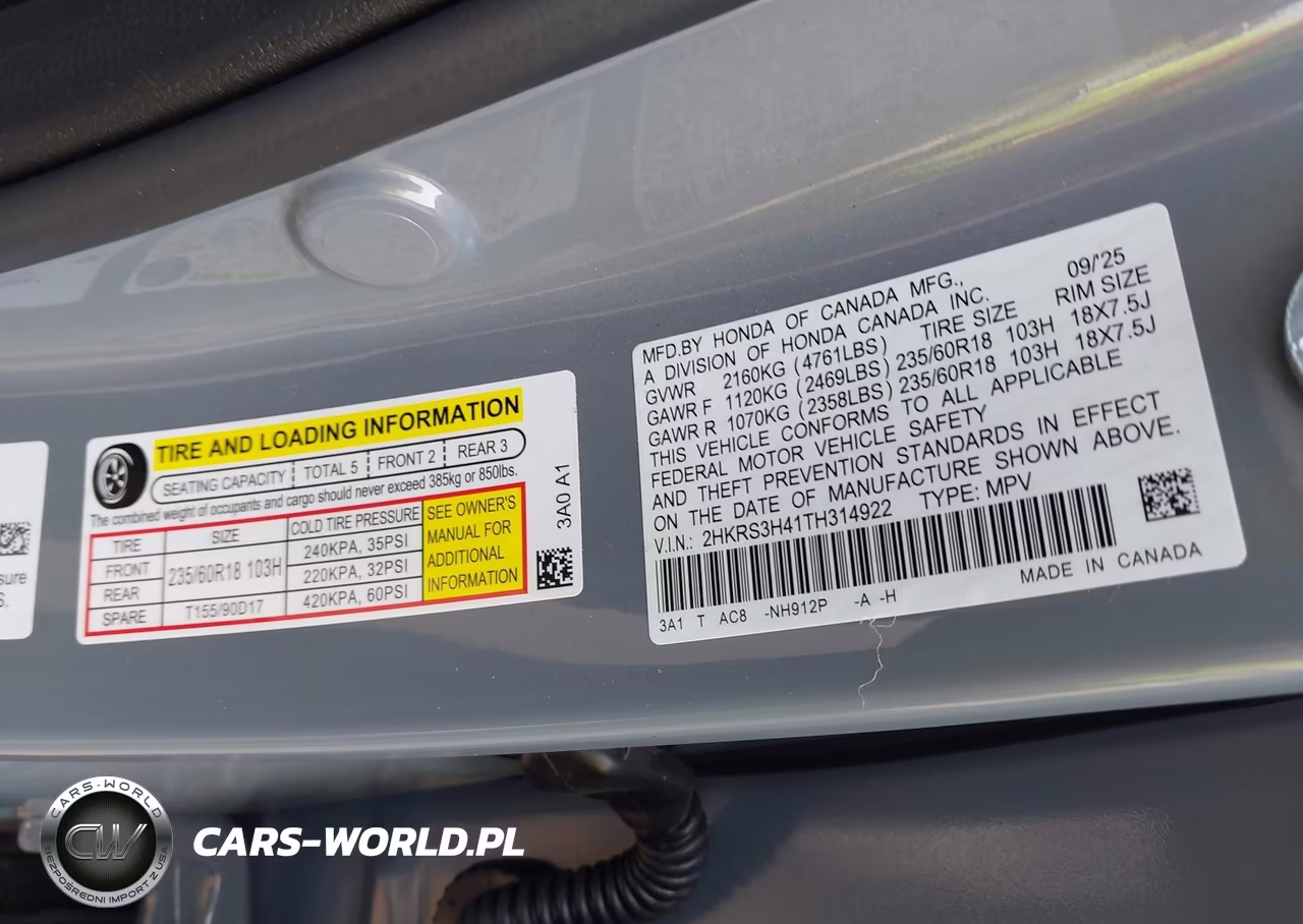 2026 Honda Cr-V Ex 2Wd VIN:2HKRS3H41TH314922 - 9