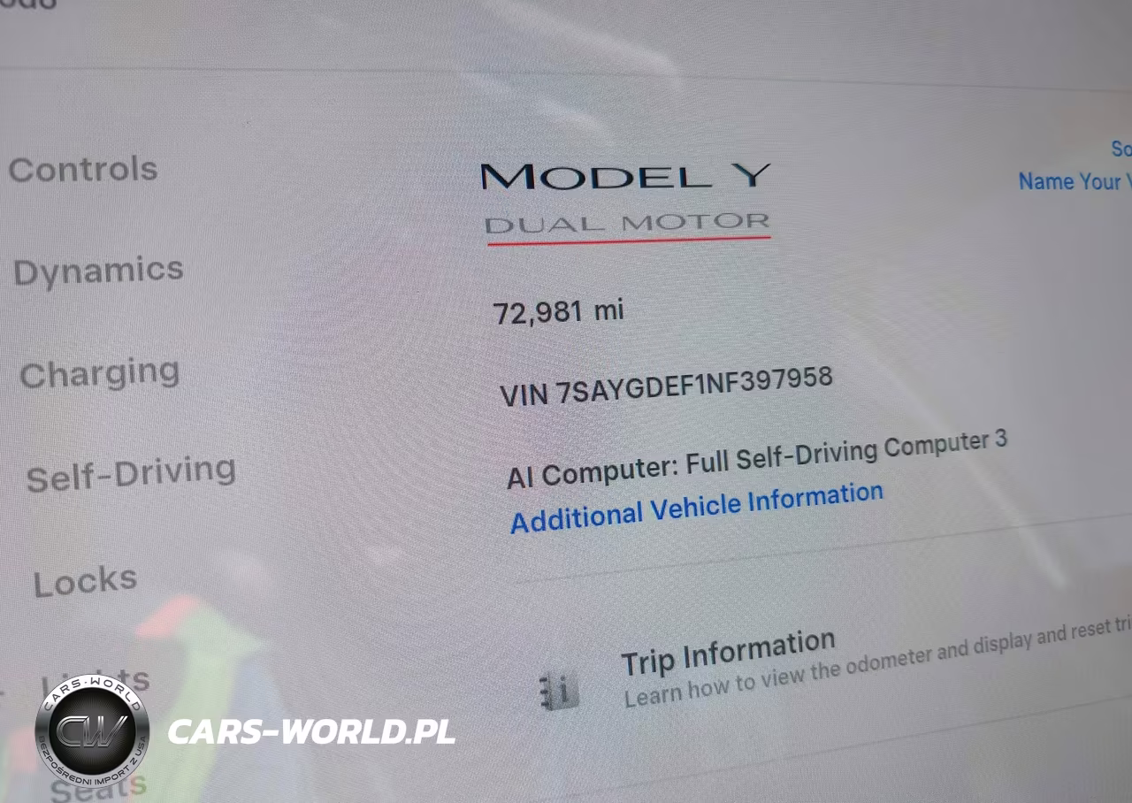 2022 Tesla Model Y Performance Dual Motor All-Wheel Drive VIN:7SAYGDEF1NF397958 - 15