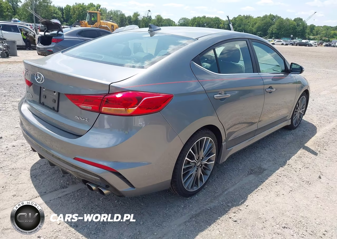 2017 Hyundai Elantra Sport VIN:KMHD04LB1HU364109 - 4
