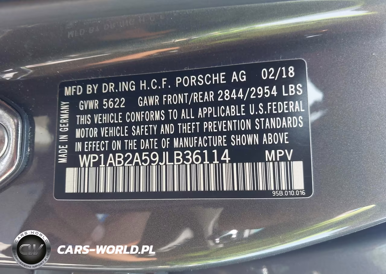 2018 Porsche Macan S VIN:WP1AB2A59JLB36114 - 9