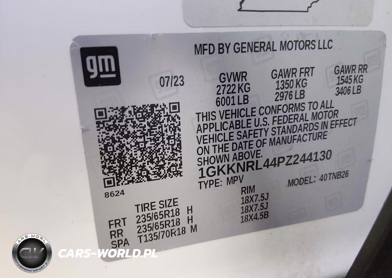 2023 GMC Acadia Awd Sle VIN:1GKKNRL44PZ244130 - 9