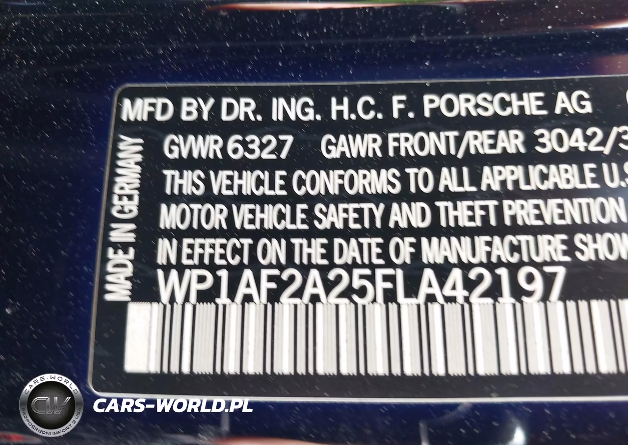 2015 Porsche Cayenne Diesel VIN:WP1AF2A25FLA42197 - 9