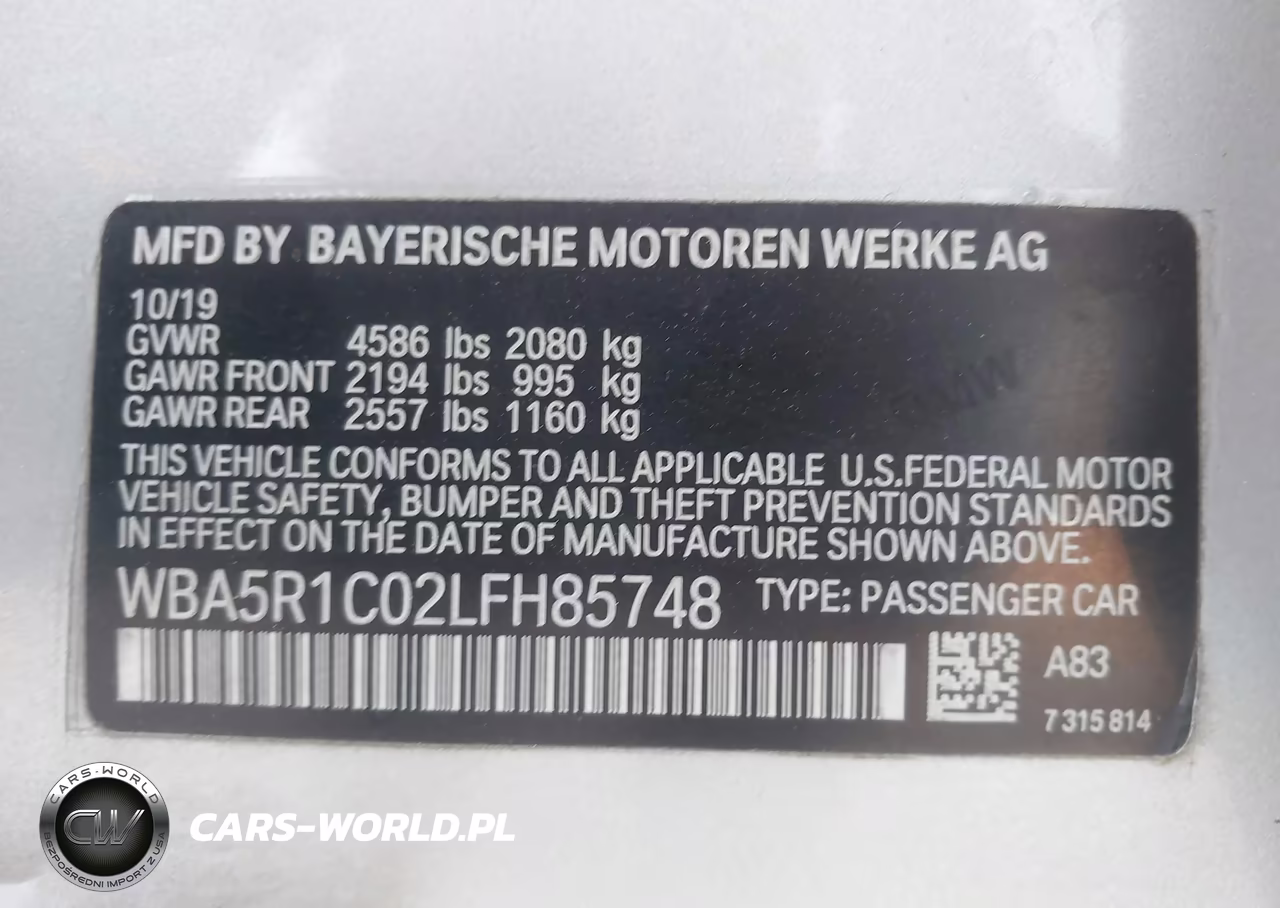 2020 BMW 330I VIN:WBA5R1C02LFH85748 - 9