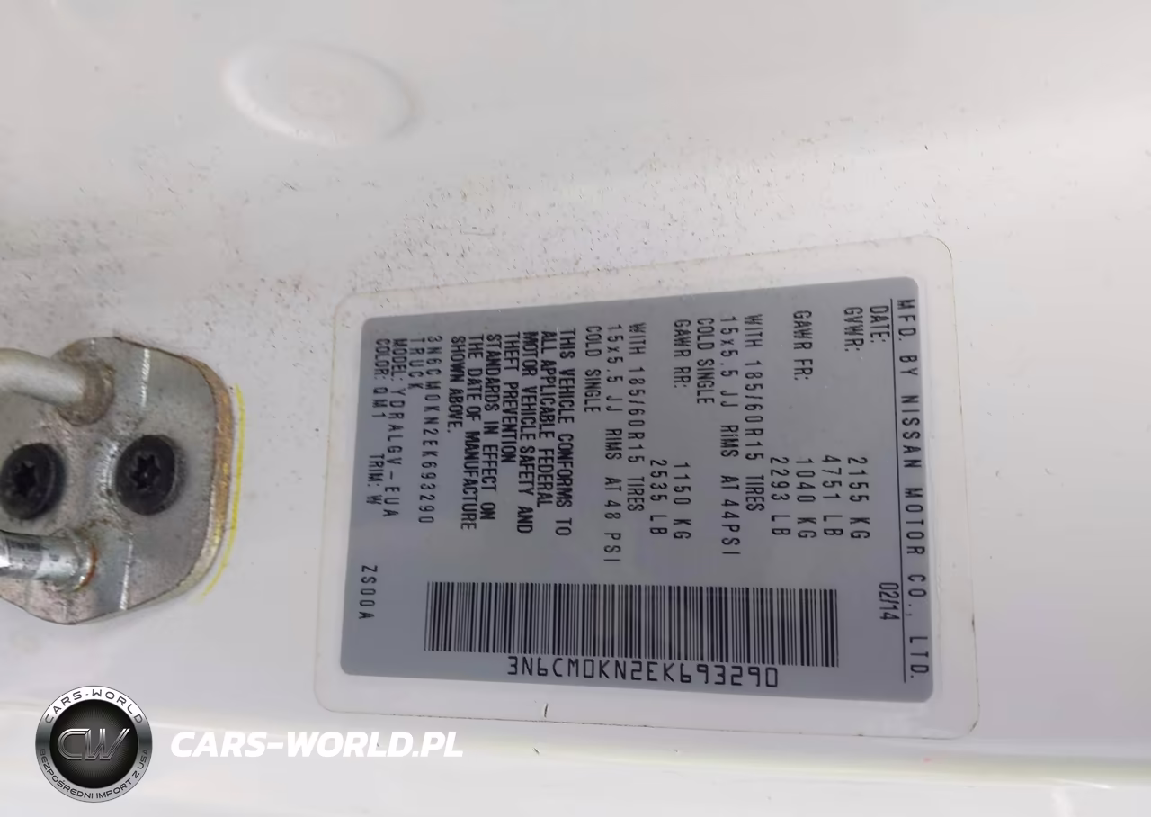 2014 Nissan Nv200 S-Sv VIN:3N6CM0KN2EK693290 - 9
