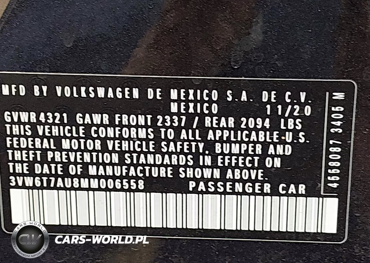 2021 Volkswagen Golf Gti 2.0T Autobahn-2.0T S-2.0T Se VIN:3VW6T7AU8MM006558 - 9