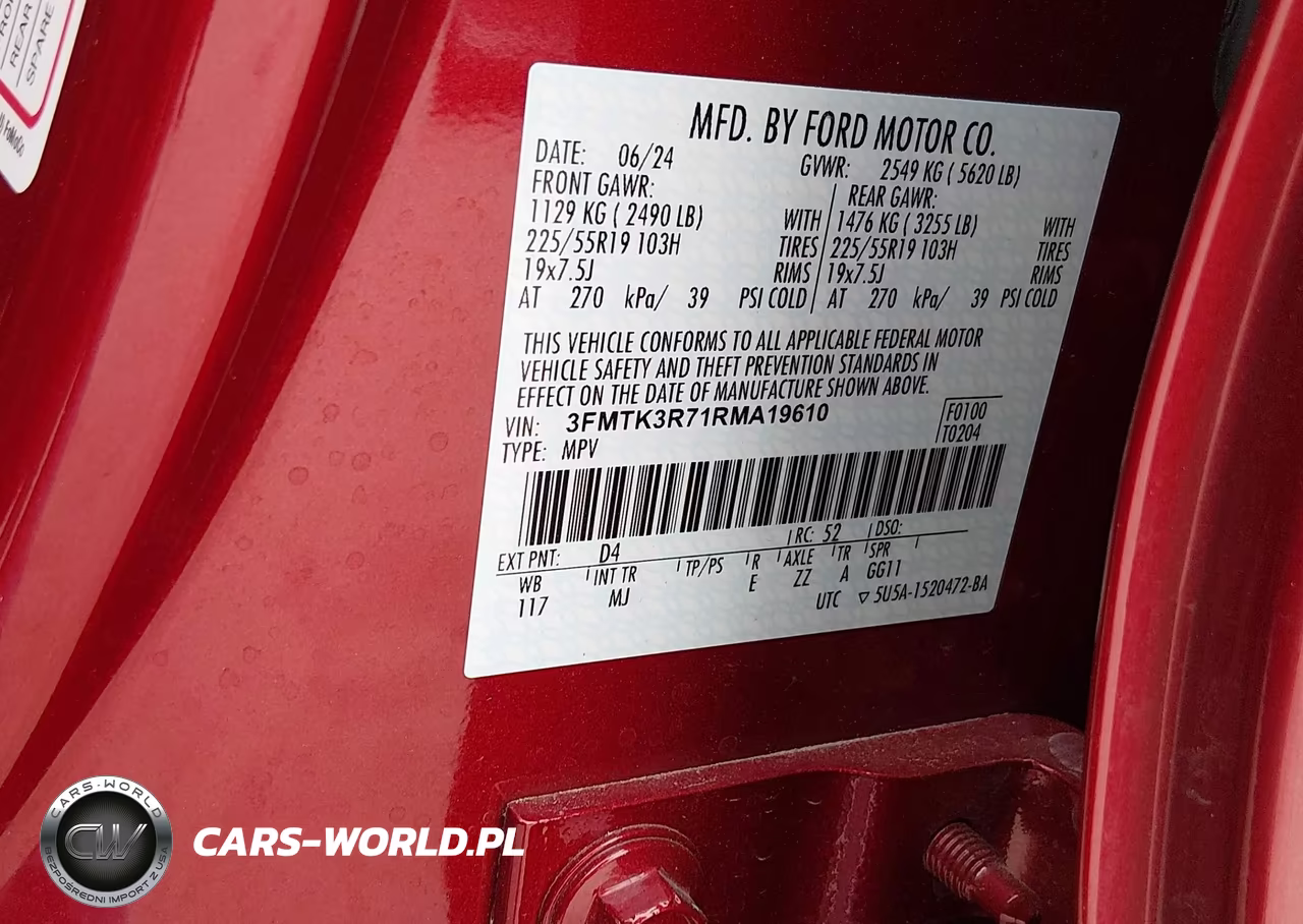 2024 Ford Mustang Mach-E Premium VIN:3FMTK3R71RMA19610 - 9