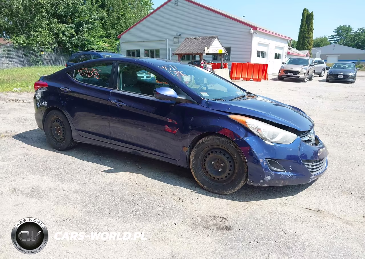2013 Hyundai Elantra Gls VIN:5NPDH4AEXDH182990 - 1