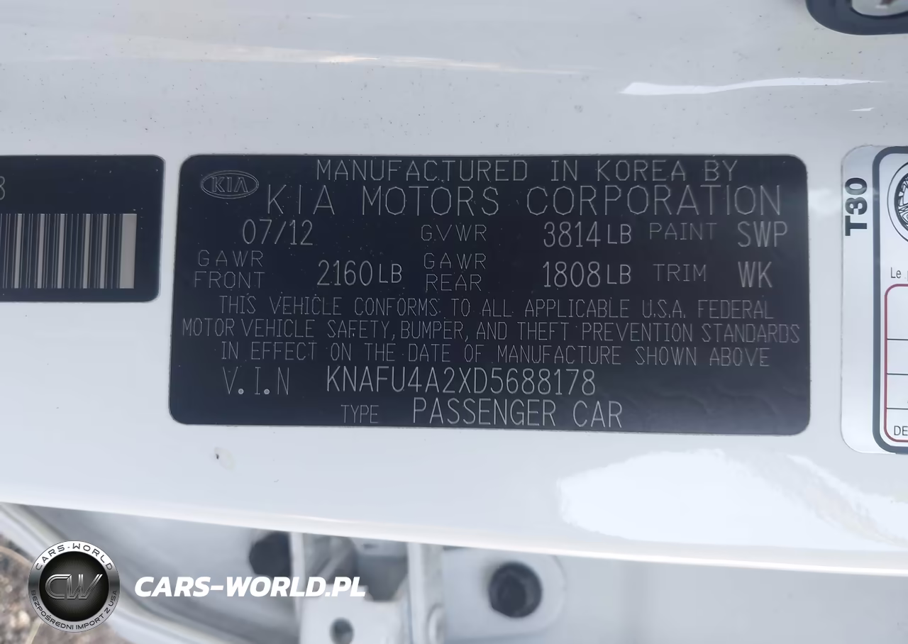 2013 Kia Forte Ex VIN:KNAFU4A2XD5688178 - 9