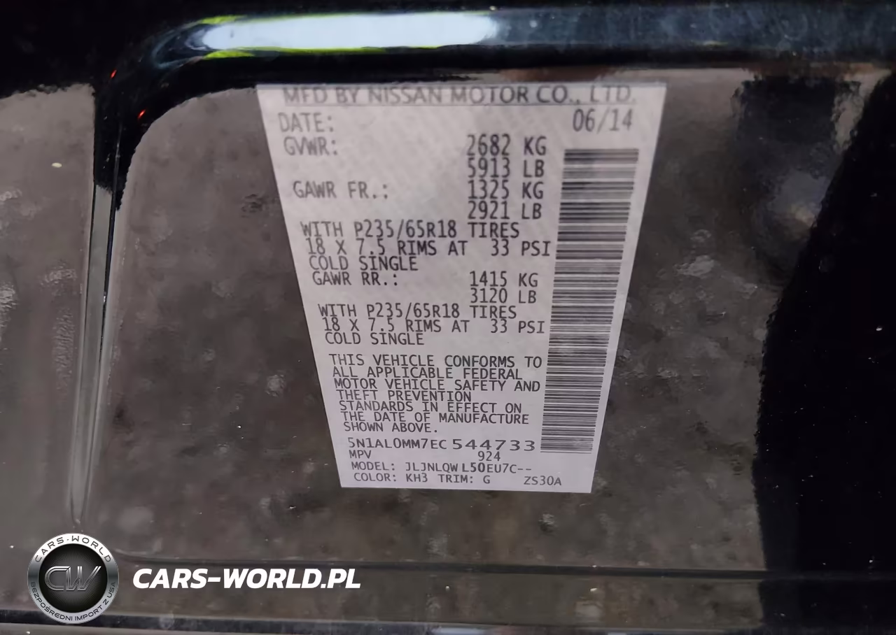 2014 Infiniti Qx60 VIN:5N1AL0MM7EC544733 - 9