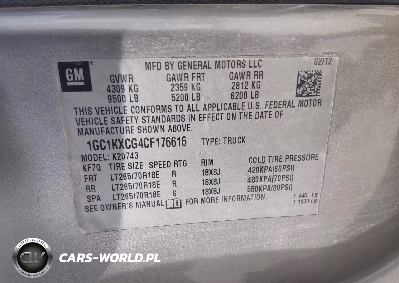 2012 Chevrolet Silverado 2500Hd Lt VIN:1GC1KXCG4CF176616 - 9