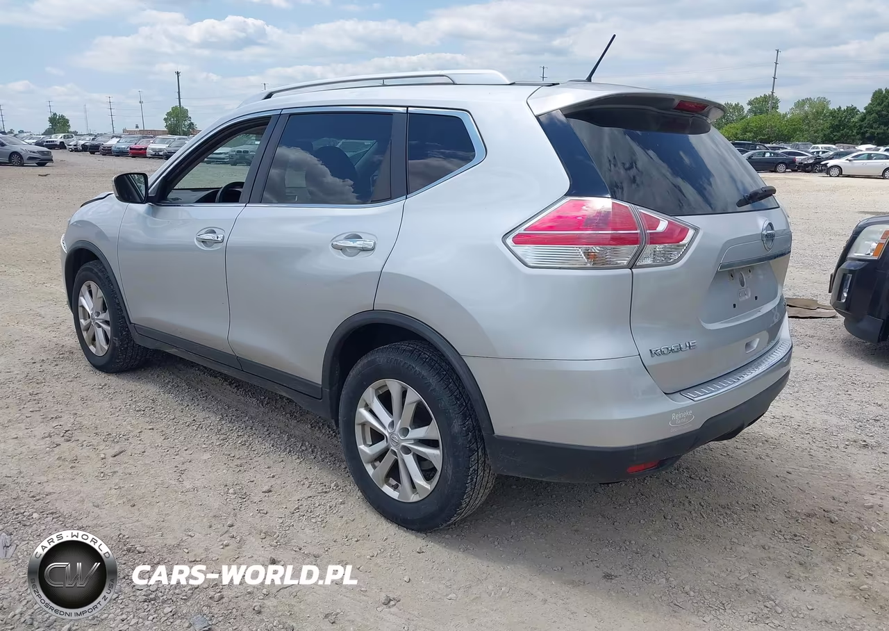 2015 Nissan Rogue Sv VIN:KNMAT2MV9FP538452 - 3