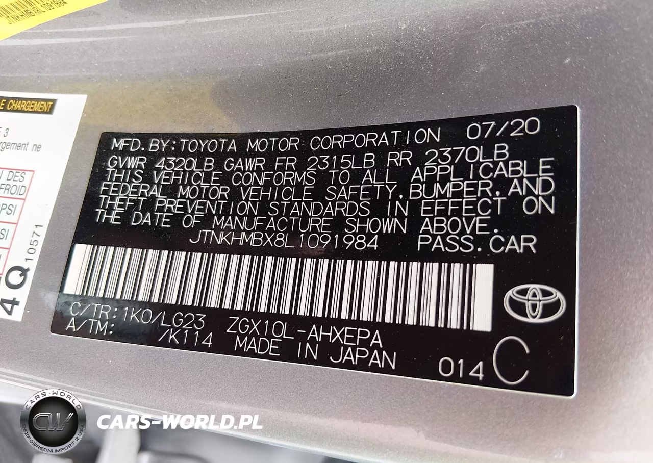 2020 Toyota C-Hr Limited VIN:JTNKHMBX8L1091984 - 9
