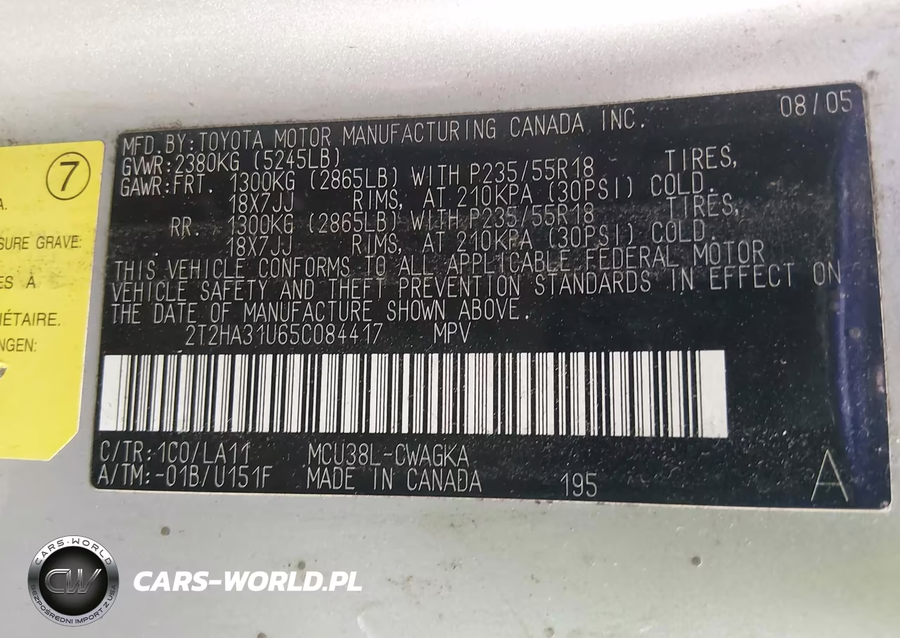 2005 Lexus Rx 330 VIN:2T2HA31U65C084417 - 9
