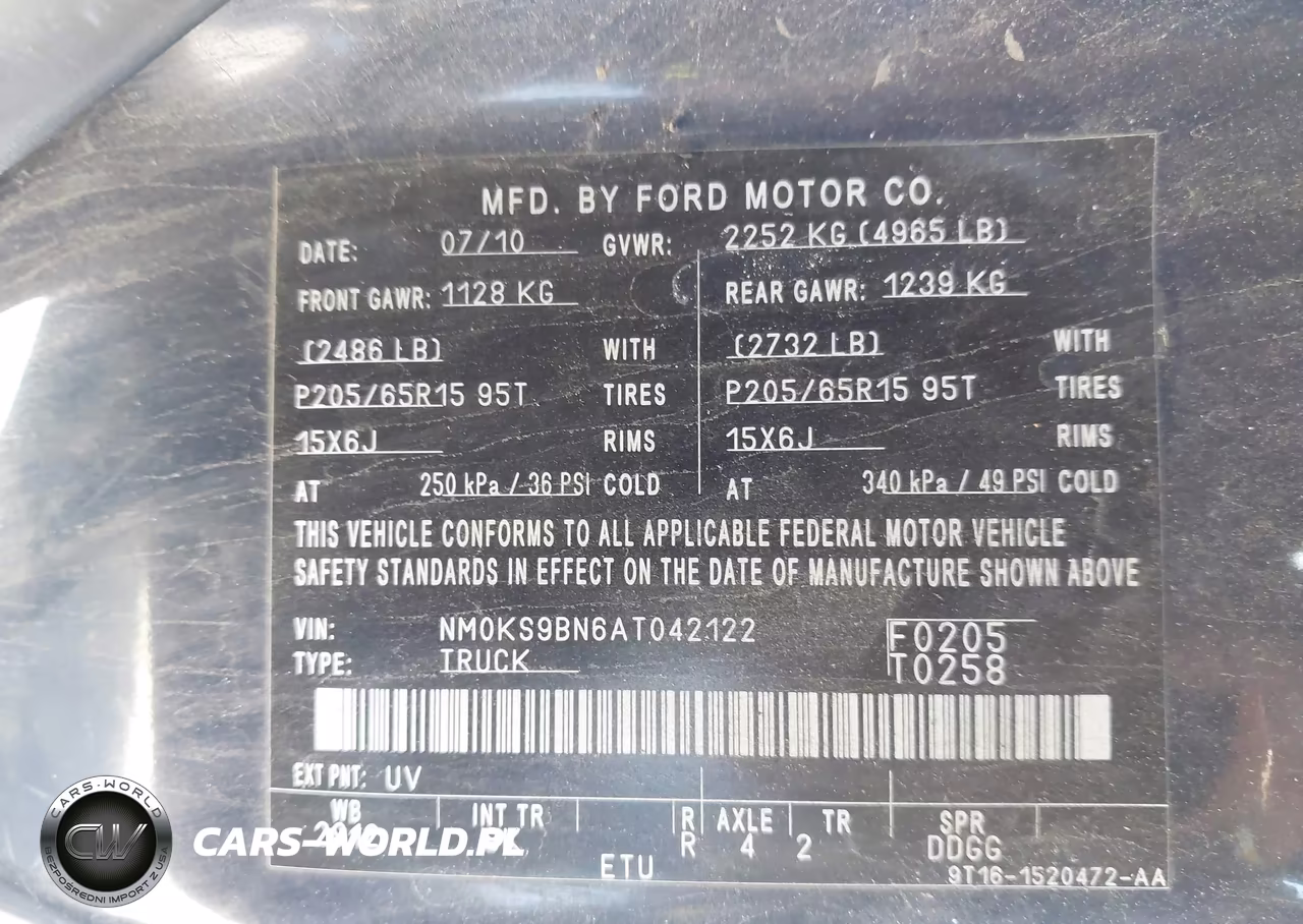 2010 Ford Transit Connect Xlt VIN:NM0KS9BN6AT042122 - 9