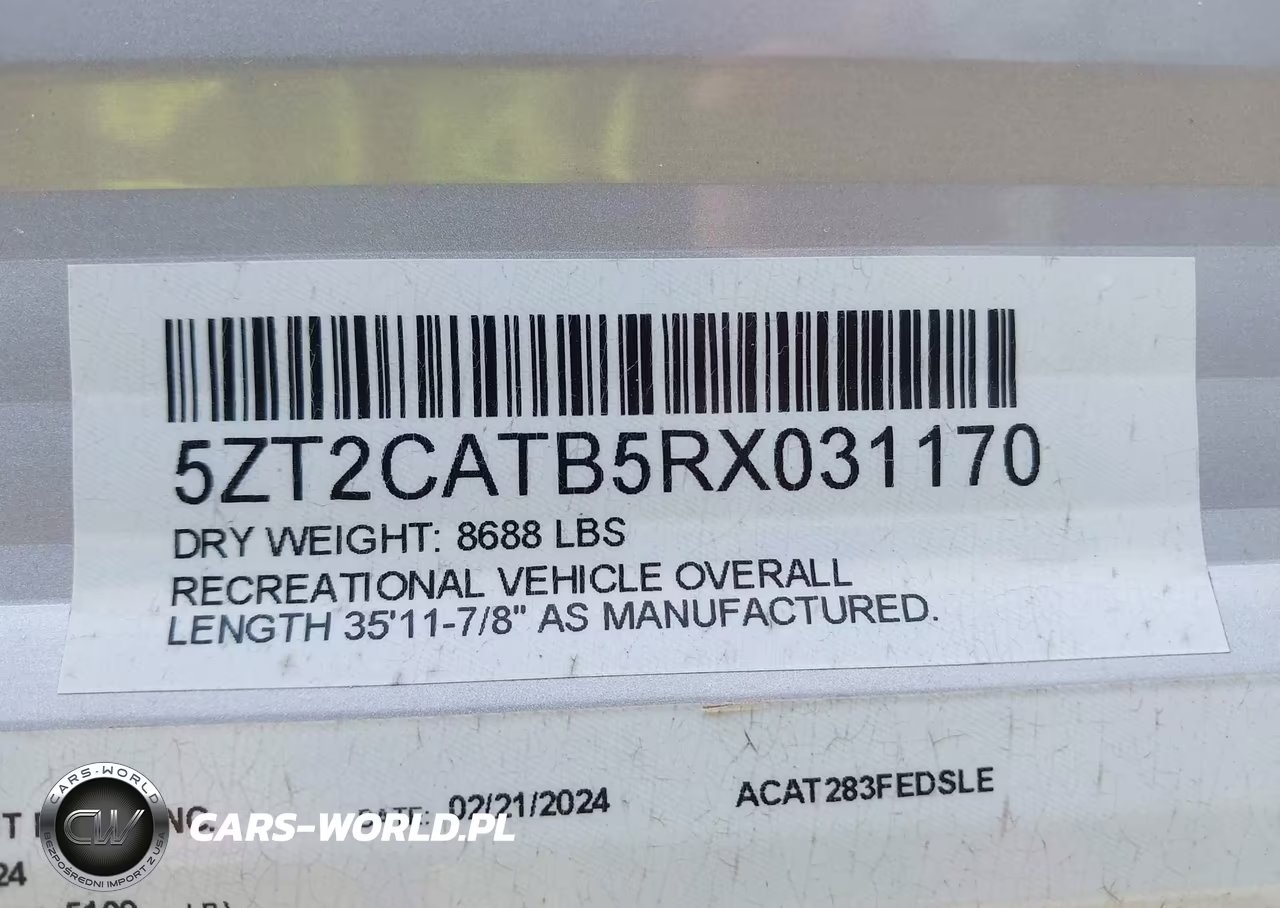 2024 Coachmen Catalina VIN:5ZT2CATB5RX031170 - 9