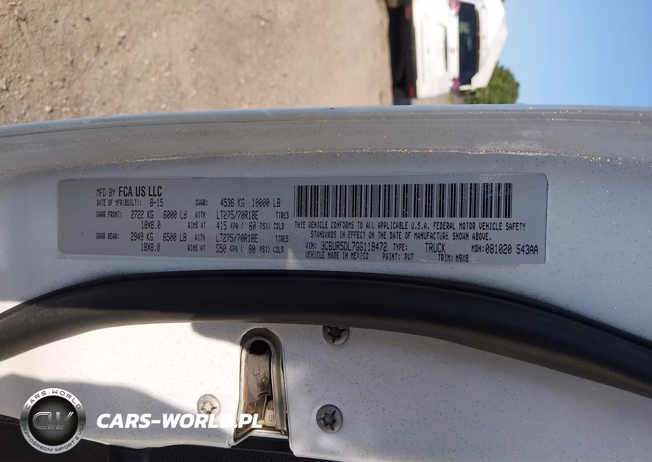 2016 Ram 2500 Big Horn VIN:3C6UR5DL7GG118472 - 9