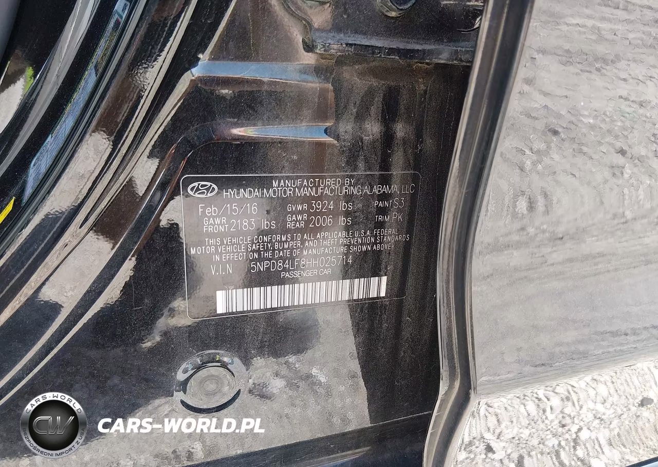 2017 Hyundai Elantra Se VIN:5NPD84LF8HH025714 - 9