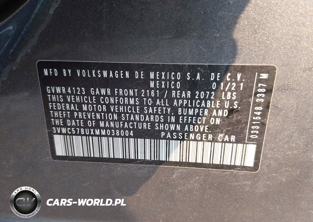 2021 Volkswagen Jetta 1.4T R-Line-1.4T Se-S VIN:3VWC57BUXMM038004 - 9