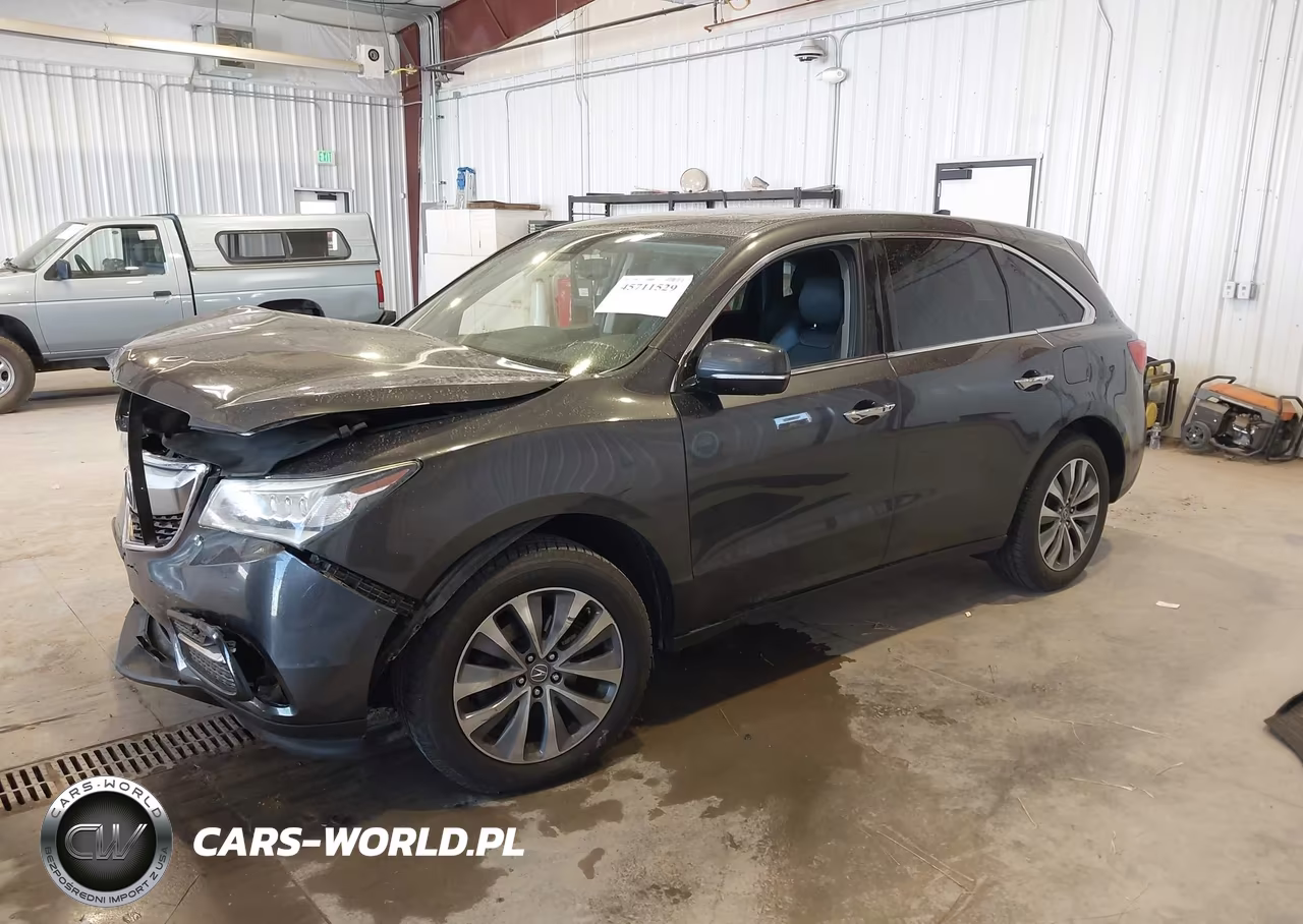 2014 Acura Mdx Technology Package VIN:5FRYD4H43EB039596 - 2