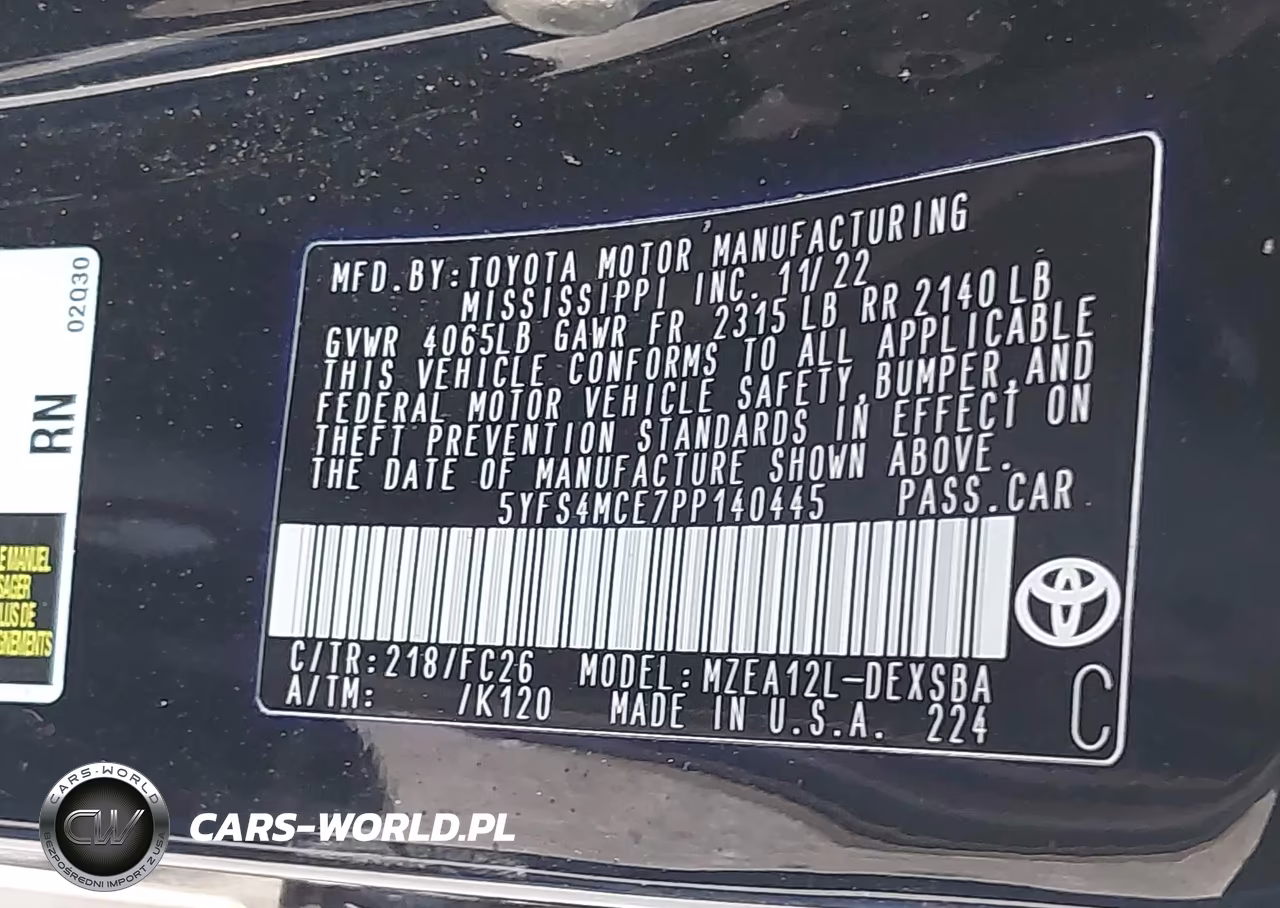 2023 Toyota Corolla Se VIN:5YFS4MCE7PP140445 - 9