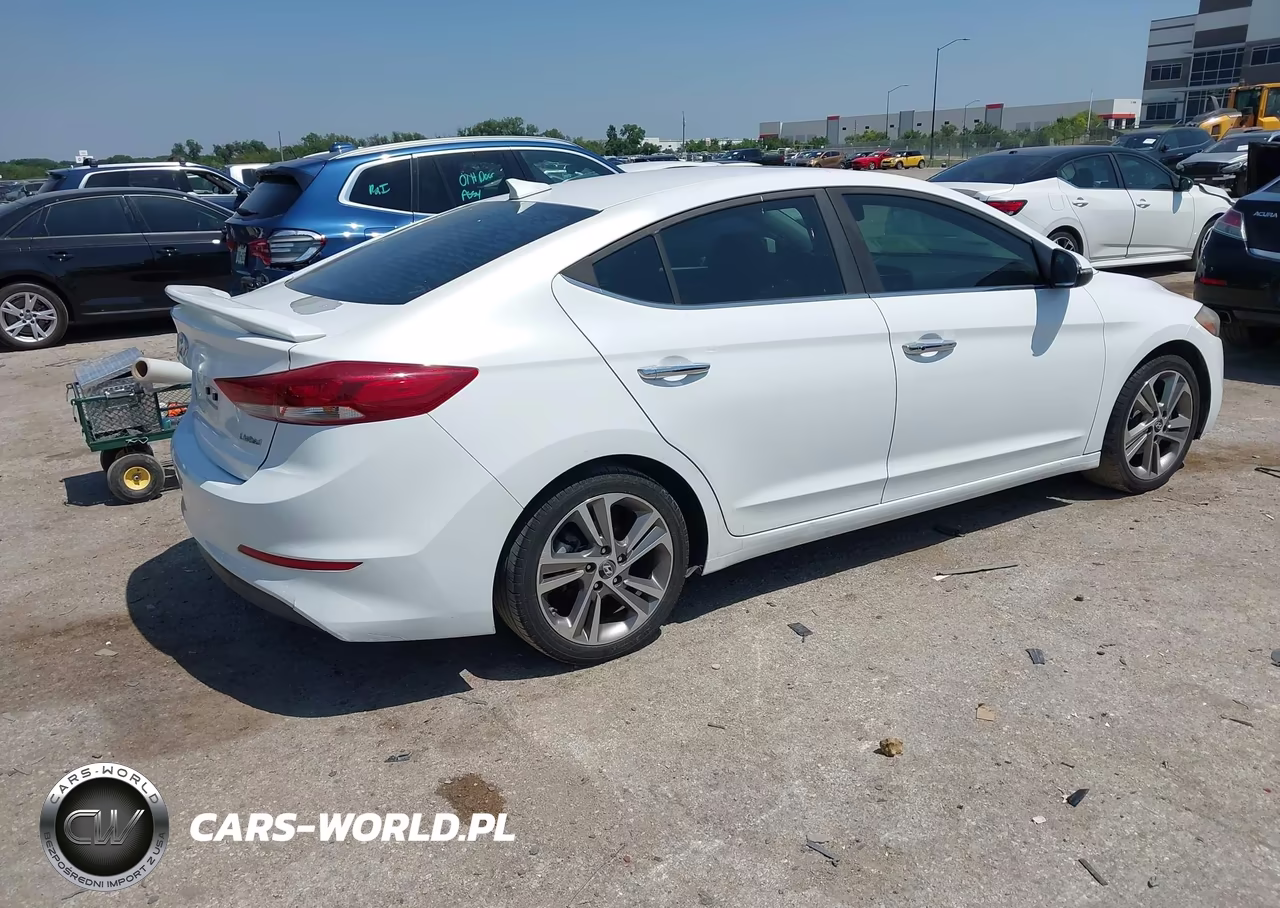 2017 Hyundai Elantra Limited VIN:5NPD84LF0HH027540 - 4