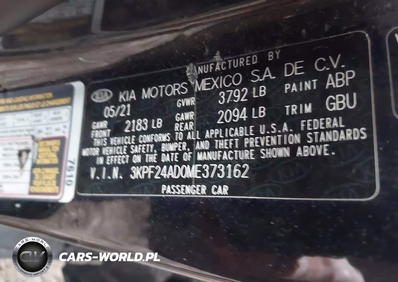 2021 Kia Forte Lxs VIN:3KPF24AD0ME373162 - 9