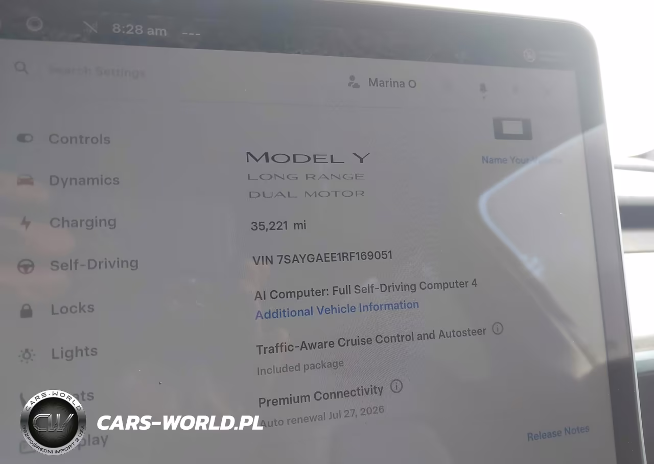 2024 Tesla Model Y Long Range Dual Motor All-Wheel Drive VIN:7SAYGAEE1RF169051 - 7
