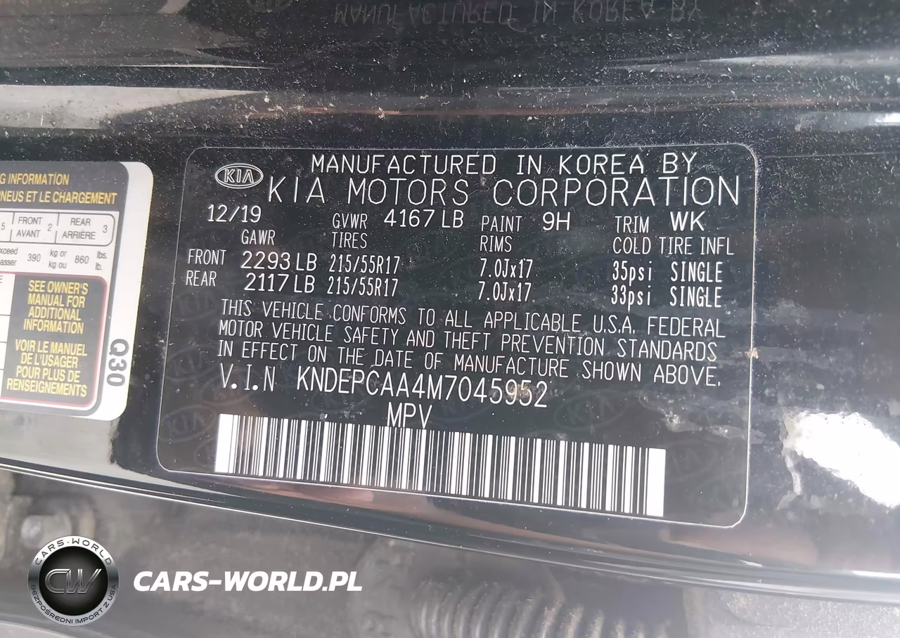 2021 Kia Seltos Lx VIN:KNDEPCAA4M7045952 - 9