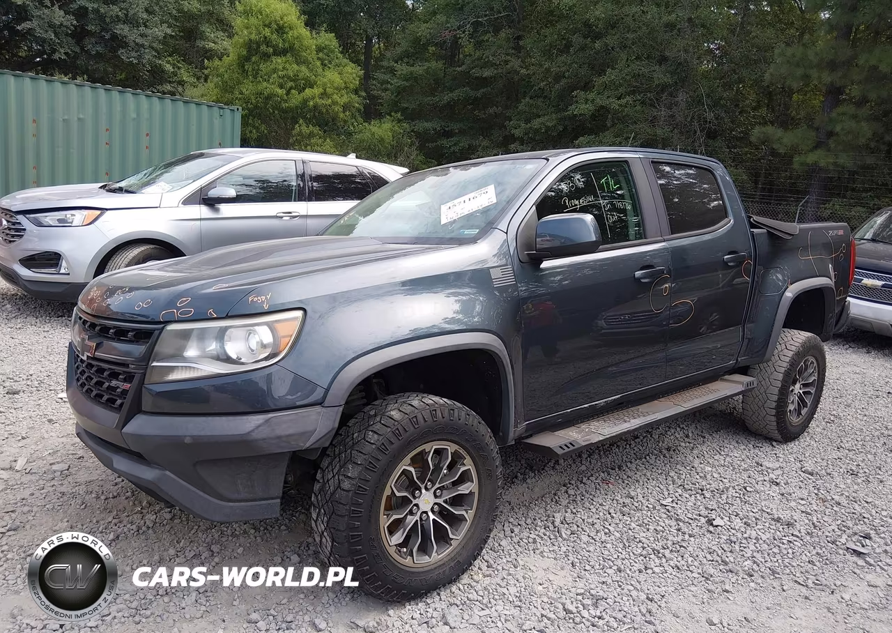 2019 Chevrolet Colorado Zr2 VIN:1GCGTEEN1K1272030 - 2