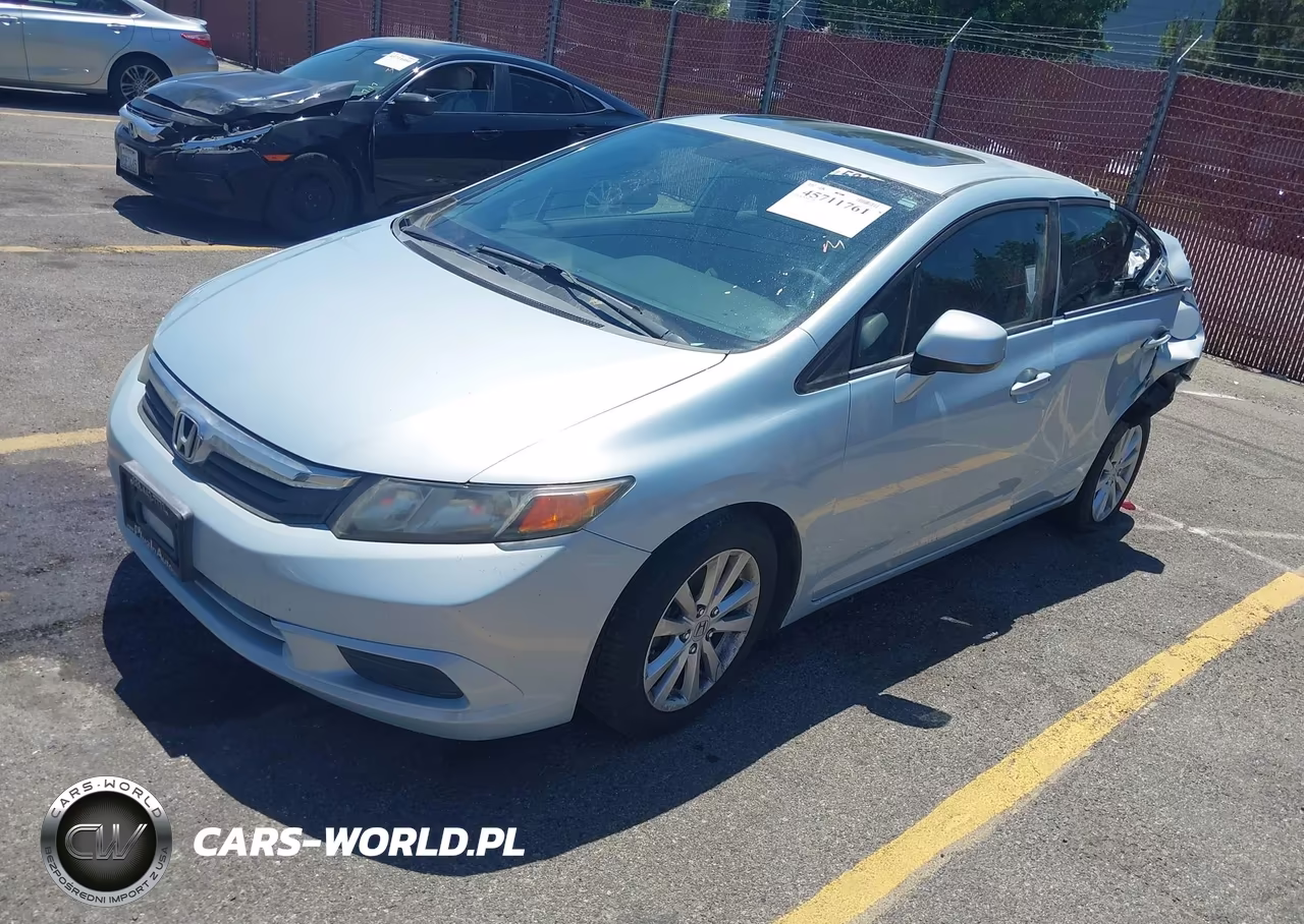 2012 Honda Civic Exl VIN:19XFB2F97CE349223 - 2