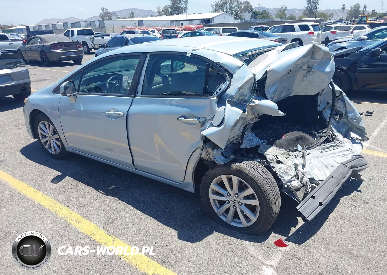 2012 Honda Civic Exl VIN:19XFB2F97CE349223 - 3