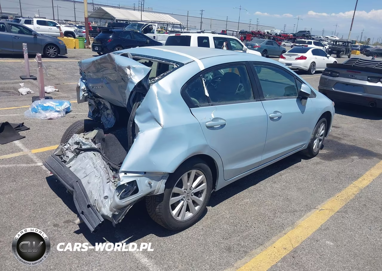 2012 Honda Civic Exl VIN:19XFB2F97CE349223 - 4