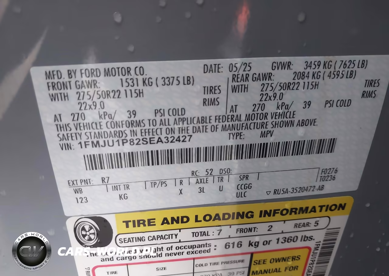 2025 Ford Expedition King Ranch VIN:1FMJU1P82SEA32427 - 9