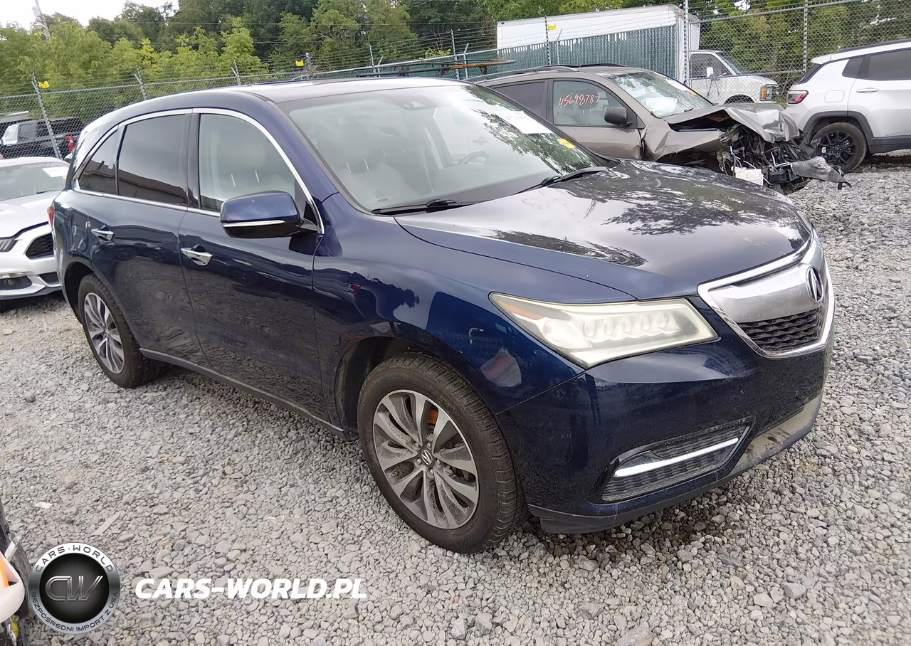 2016 Acura Mdx Technology Acurawatch Plus Packages-Technology Package VIN:5FRYD4H44GB044129 - 1