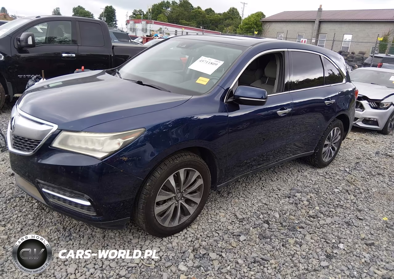 2016 Acura Mdx Technology Acurawatch Plus Packages-Technology Package VIN:5FRYD4H44GB044129 - 2