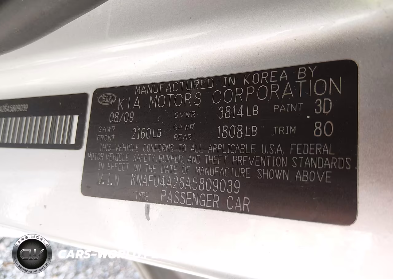 2010 Kia Forte Ex VIN:KNAFU4A26A5809039 - 9