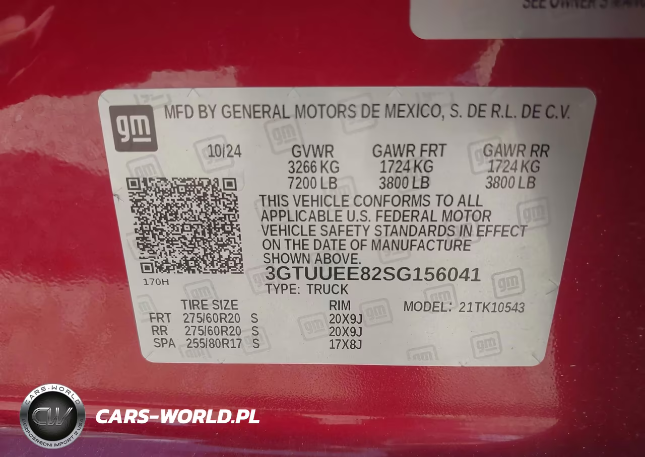 2025 GMC Sierra 1500 4Wd Short Box At4 VIN:3GTUUEE82SG156041 - 9