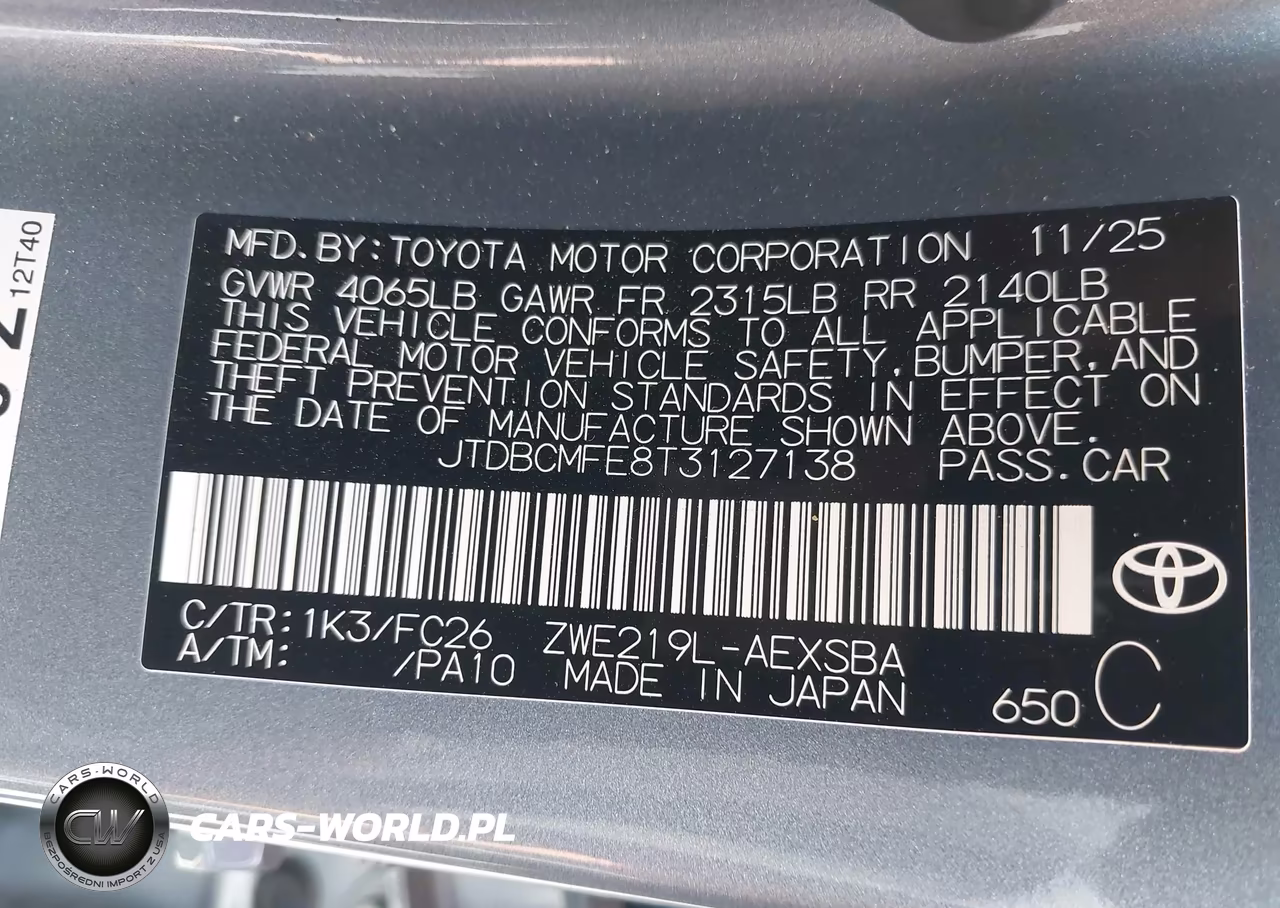 2026 Toyota Corolla Hybrid Hybrid Se VIN:JTDBCMFE8T3127138 - 9