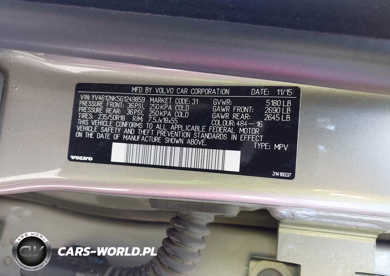 2016 Volvo Xc70 T5 Premier VIN:YV4612NK5G1249859 - 9
