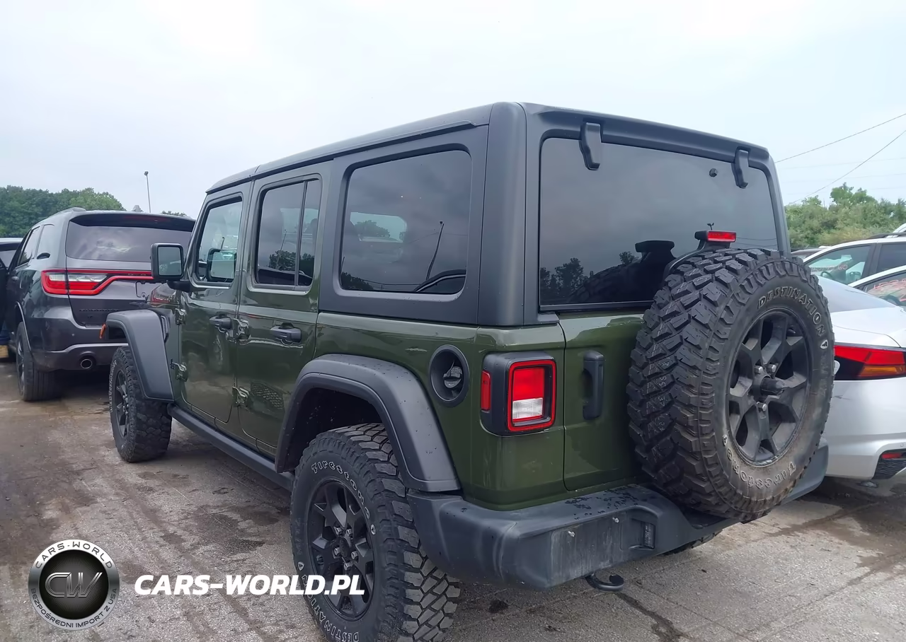 2021 Jeep Wrangler Unlimited Willys 4X4 VIN:1C4HJXDG8MW608898 - 3