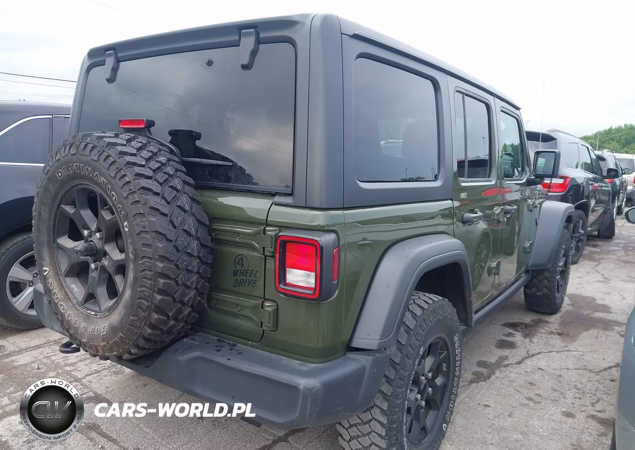 2021 Jeep Wrangler Unlimited Willys 4X4 VIN:1C4HJXDG8MW608898 - 4