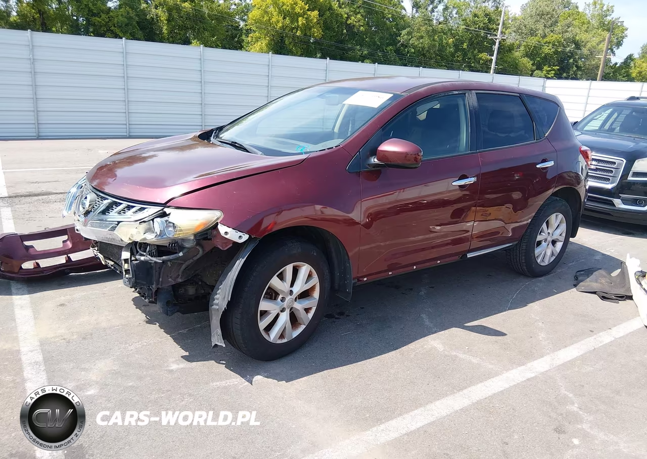 2011 Nissan Murano S VIN:JN8AZ1MU9BW057024 - 2