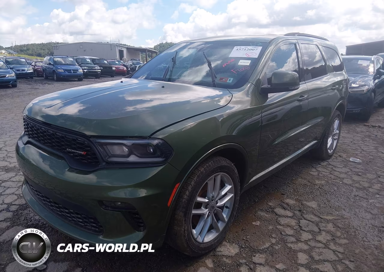 2021 Dodge Durango Gt Plus Awd VIN:1C4RDJDG0MC545452 - 2
