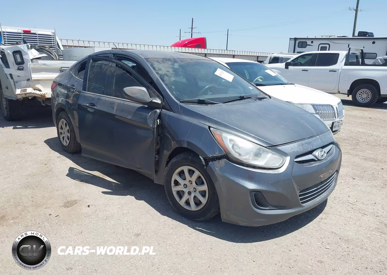 2012 Hyundai Accent Gls VIN:KMHCT4AE1CU078706 - 1