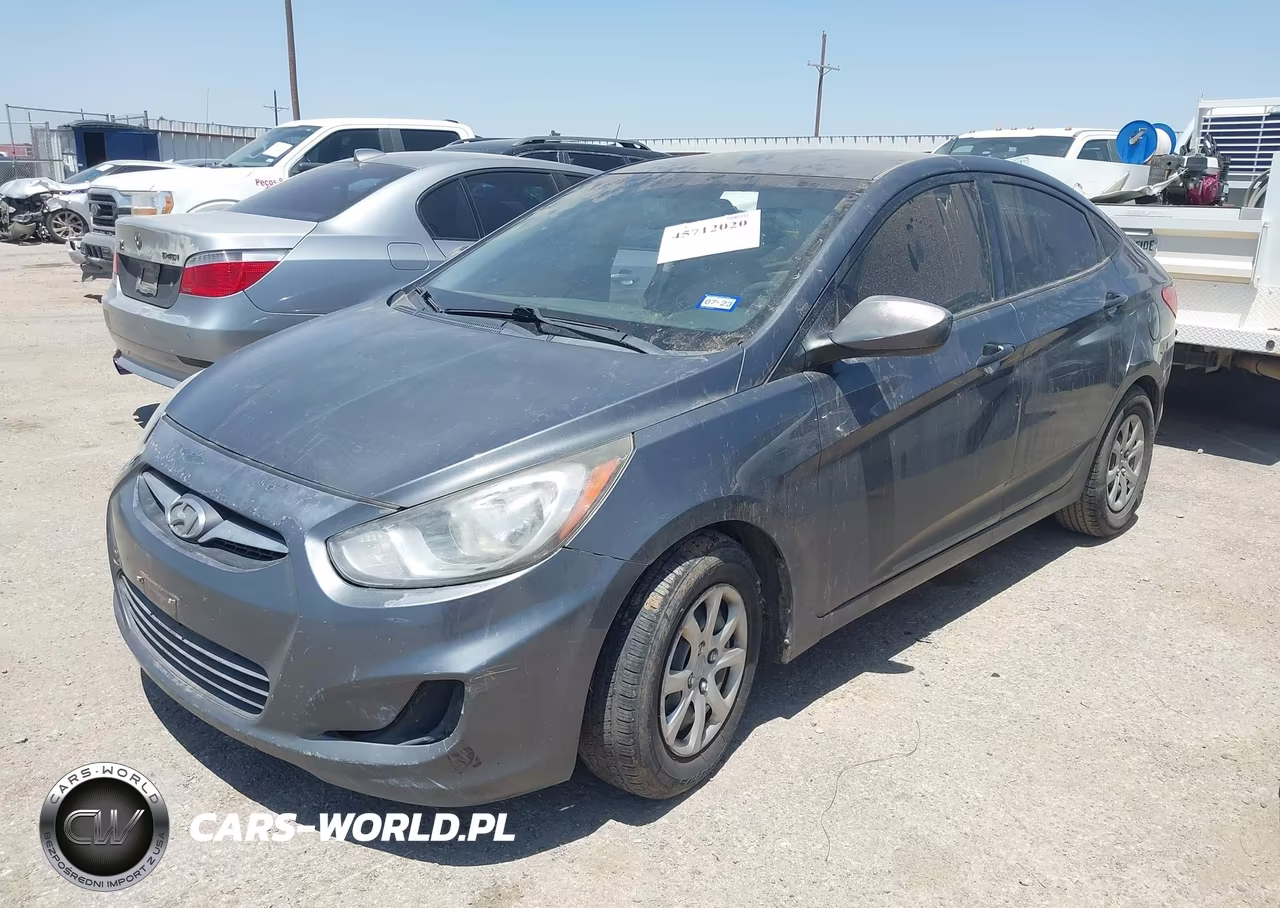 2012 Hyundai Accent Gls VIN:KMHCT4AE1CU078706 - 2