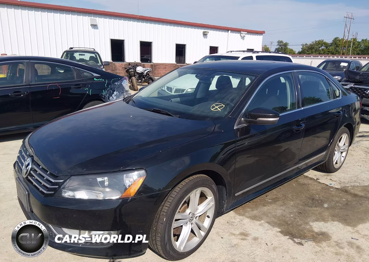 2013 Volkswagen Passat 2.0L Tdi Se VIN:1VWBN7A30DC120250 - 2