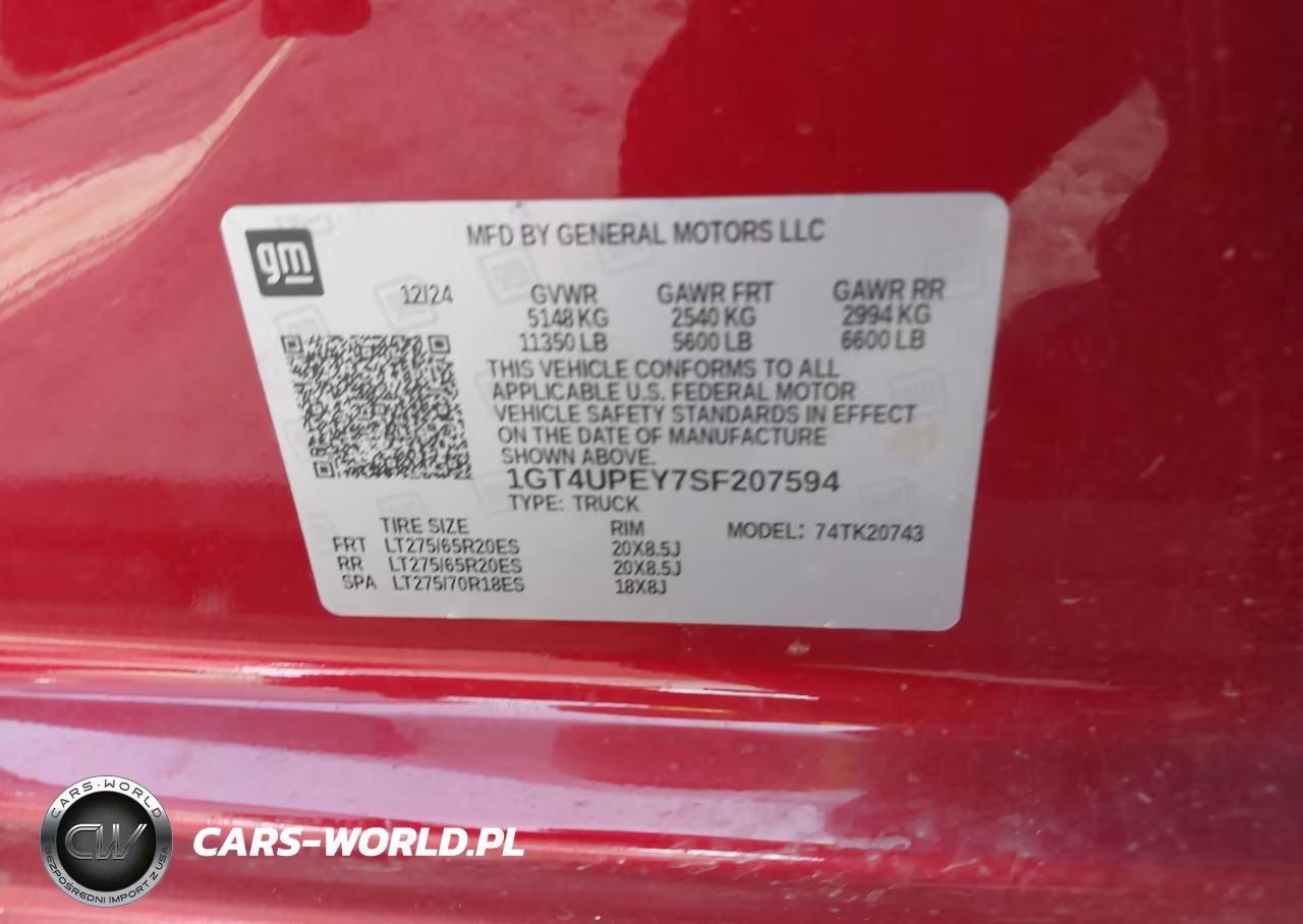 2025 GMC Sierra 2500Hd 4Wd Standard Bed At4 VIN:1GT4UPEY7SF207594 - 9