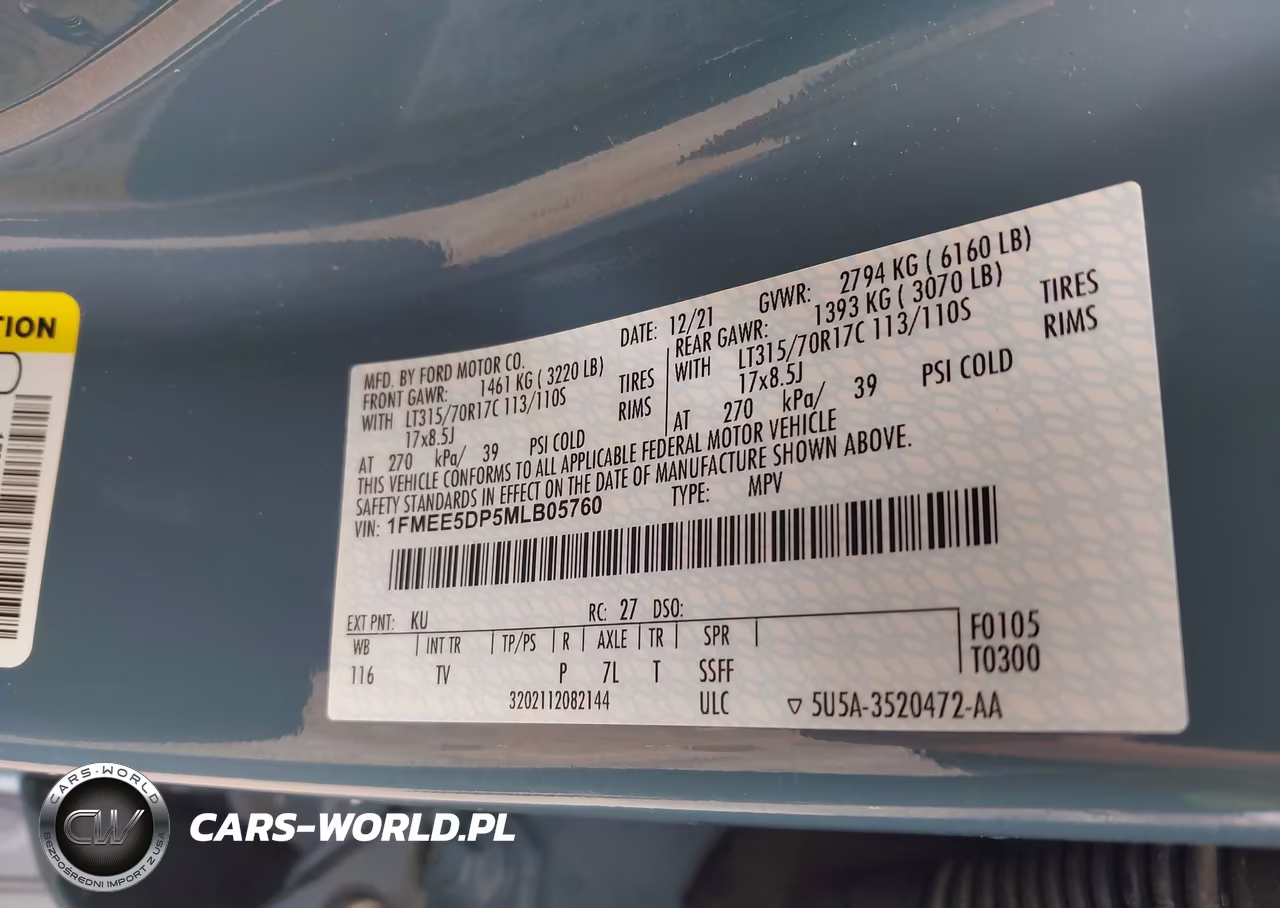 2021 Ford Bronco Wildtrak VIN:1FMEE5DP5MLB05760 - 9